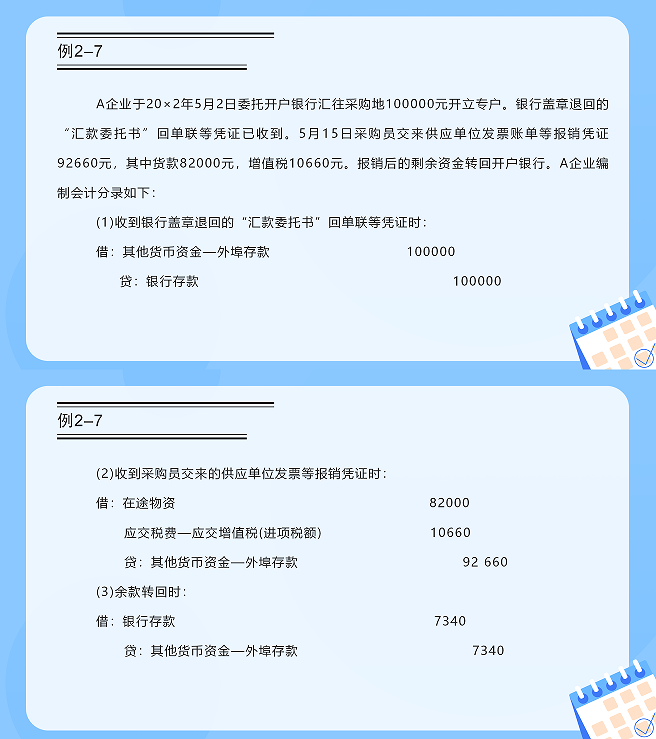 《中级财务会计（一）》第二章 第四节 其他货币资金