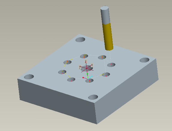 国开学习网《机械CAD/CAM》课程实验4 点位加工自动编程实验（预备知识：第5章；权重10%；需辅导老师评阅）